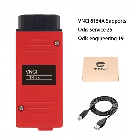 Diagnostic Tool Plug And Play 6154 VNCI 6154A For VAG Group Support CAN FD DoIP Latest Version for O