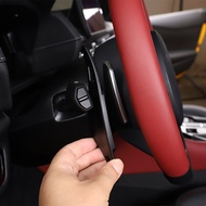 For Toyota GR Supra A90 2019-2022 Steering Wheel Shift Paddle Decoration Trim Stickers Aluminum Allo