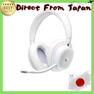 Logicool G Gaming Headset G735 - Wireless Bluetooth LIGHTSPEED with 3.5mm Jack, LIGHTSYNC RGB, Detac