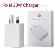 Google Pixel 30W UK Plug Wall Adapter Charger USB-C to C Cable Support Rapidly Fast-Charge For Pixel