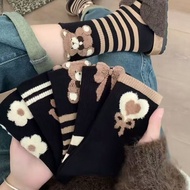 Women Socks Smiley Yarn Women's Socks Thickened Warm Socks High-Tube Socks Premium Socks