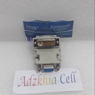 DVI TO VGA 24+1 CONVERTER CONNECTOR/ DVI 24+1 TO VGA GENDER/ dvi to vga 24 + 1/