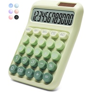 Desk Calculator,12 Digits, Large LCD Display,Big Buttons,Solar and Battery Dual Power Desktop Calcul