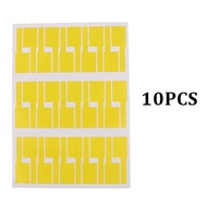300pcs /10 Lembar Kabel Penanda Label Penanda Kabel Jaringan Cable Label Stiker Label Kabel Anti Air