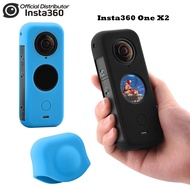 Silicone Case for Insta360 One X2 Protective Cover Shell Dustproof Lens Sleeve for Insta360 One X2 Action Camera Cap Accessories