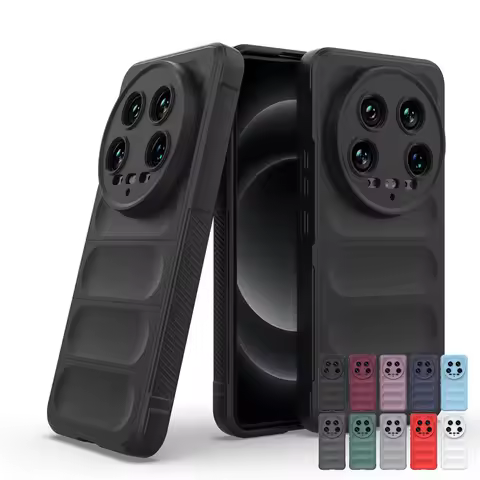 For Xiaomi 14 Ultra Case Luxury Skin Feeling Silicone Gle Shockproof Anti-fingerprint TPU Phone Back