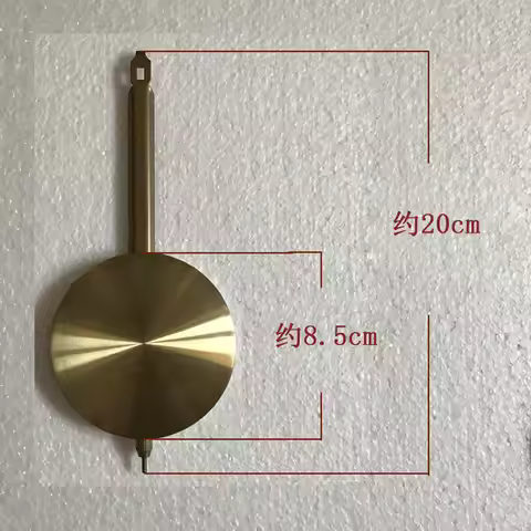 Mechanical Clock Accessories, Old-Fashioned Clockwork Clock, Metal Pendulum Clock, Table Clock, Hamm