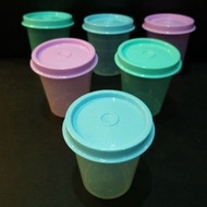 Tupperware Midget Set of Pink Purple 60ml/ Midget Assorted Color (RED COVER MIDGET)