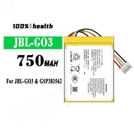 Suitable for JBL JBL-GO3/GSP383562Audio Battery JBL-GO3 Brand New Original Battery 750mah