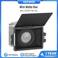 NEEWER PG002 Mini Matte Box with 4"x5.65" Filter Tray & 4 Lens Ring Adapters
