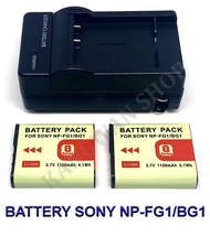 NP-BG1 \ BG1 แบตเตอรี่ \ แท่นชาร์จ \ แบตเตอรี่พร้อมแท่นชาร์จสำหรับกล้องโซนี่ Battery \ Charger \ Battery and Charger For Sony Cybershot DSC-H20,H55,N1,N2,T25,W110,W115,W125,W200,W210,W220,W230,W270,W290,W300,W35,W40,W85,H3,H70,H90,HX10,HX20 BY JAVA STORE