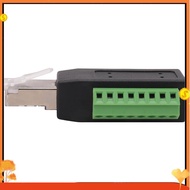 RJ45 Screw Terminal Connector RJ45 Solderless 8-Pin Terminal Block Adapter