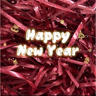 [SG Stock]20g/50g New Year Decor Filler Glitter Raffia shredded paper,gift box filler,Gift Decor,pap