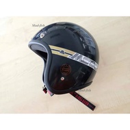 TOPI KELEDAR MS88 HELMET + BOGO VISOR (100 ORIGINAL TALI TULISAN MERAH)