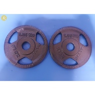 Weight Plate Size 1 Inch 25 MM. 1.25 KG. (1 Pair)