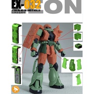 Anubis Design Studio 3D Printed Modified Parts for EX032 MG 1/100 ZAKU 2.0 MS-06J/S/F Model Details 