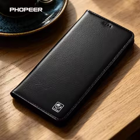 Luxury Genuine Leather Case for Asus Rog Phone 9 8 7 6 5 S D FE Ultimate Pro Little Water ripple Tex