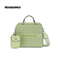 Montana West กระเป๋าพกพาง่ายๆของผู้หญิง กระเป๋าสะพายไหล่ผู้หญิงที่สวยงามและง่าย (MWF1052-8120)