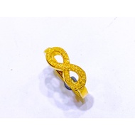 Gold 9999 Gold Ring Infinity Ring Styling Ring