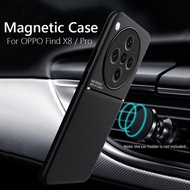 For VIVO X200 Ultra X200S Ultra-thin Magnetic Texture Leather Case Vivo X100 Pro Phone Portada Funda