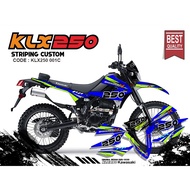 D-tracker 250X KLX 250 Variation Striping Sticker