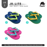 Fipper Junior Lite Kids Flip Flops - UK 1 (30 31) Selipar Budak Selipar Budak Lelaki Selipar Budak M