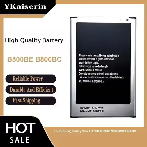 Mobile Phone Battery B800BE B800BC 3200mAh For Samsung Galaxy Note 3 Iii N9000 N9005 N900 N900A N900