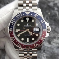 Rolex/Rolex Greeny M126710Red Blue Pepsi Circle Five Bead Chain GMT Two Places Mechanical Watch Men