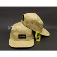 PRIA Thanksinsomnia distro Embroidery Hat Men Five Panel New Model Cool Beige All Size Hat Men Korea