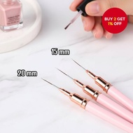 3pcs Nail Art Brush Set 11/15/20mm UV Gel Painting Tools