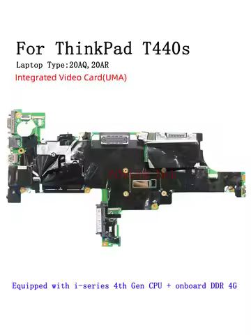 VILT0 NM-A052 For ThinkPad T440S Mainboard Lenovo Laptop TYPE 20AR 20AQ I7-4600U CPU Motherboard 04X