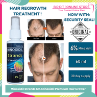 Original Minoxidil Strands 6% Minoxidil Premium Hair Grower Topical Solution Hair Grower Beard Growe