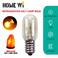 110V 220V Refrigerator Bulb E12 | E14 15W  Warm Light Himalayan Salt Lamp Bulb Light Bulb Freezer Li