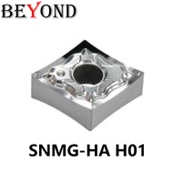 BEYOND SNMG SNMG1204 HA H01 SNMG120404 SNMG120408 Machine Carbide Metal Lathe Turning Cutting Tool Insert Blade For Alum