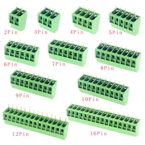 5/10pcs KF128 2.54mm PCB Mini Screw Terminal Blocks Connector for Wires KF128-2.54 2P 3P 4P 5P 6P 7P