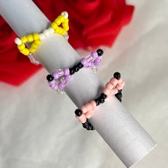 Fashion Rings Cat Beaded DIY Ring