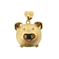 CHOW TAI FOOK 999 Pure Gold Pendant - Pig Pig Pearl R21607
