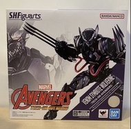 💋 （童心未泯）代理 S.H.F SHF TECH-ON AVENGERS 猛毒化 金鋼狼 模型 公仔