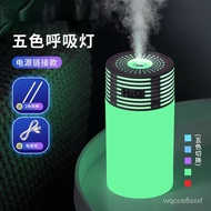 Hot SaLe Car Humidifier Air Purifier Atomization Aromatherapy Sprayer Car Ambience Light Black Technology Oxygen Bar Sma