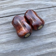 [FHF/fishing house freedom] Wood Handle Knob Oval Shape A Rank "Karin" (Padouk) Monochrome Burl (1 p