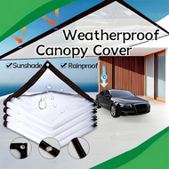 Thickening Plastic PE Film Transparent  Rainproof Shade Cloth Waterproof Canvas Cover Tent Rain Tarp