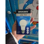 PUTIH Shukaku 9w E27 White LED Light Bulb 9 Watt Cool Daylight Guarantee