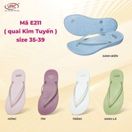Dép Đi Biển Dép Xỏ Ngón E211 Quai Kim Tuyến  Dép Tông Đế Mềm Dẻo