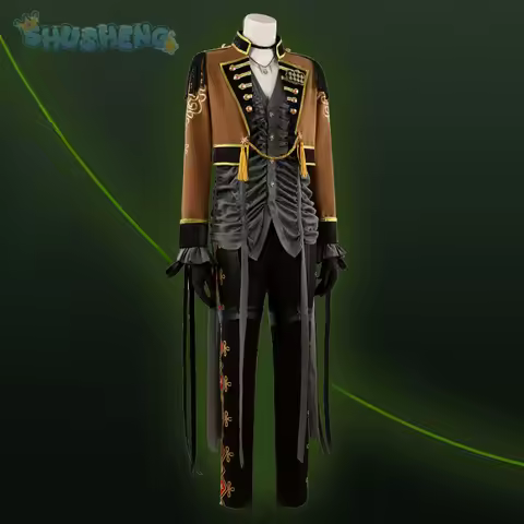 Leona Kingscholar Cosplay Twisted Wonderland Costume Hats gloves brooches accessories Halloween fash