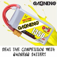Gaoneng GNB 11.1v 1350mah 100c 3s Lipo Battery with XT60 Plug (2020 series) GNB1350/100-3S