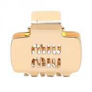 【二手】Miu Miu 髮夾 5IF2192DTUF0056 鍍金 女士髮夾 全新