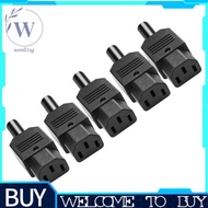 5PCS IEC C13 Power Plug Connector C13 Female Plug Power Adapter Connector 3 Pin Power Socket 250V 10