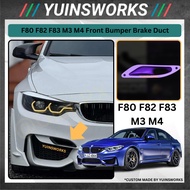 BMW F80 F82 F83 M3M4 Front Bumper Brake Duct by YUINSWORKS 3D 162