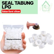 Silicone Gas Cylinder Rubber Seal - Durable and Leak-Proof for 3-12 KG Cylinders