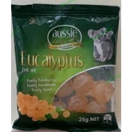 Aussie Drops Eucalyptus Throat Candy Australia Imported Throat Lozenges Family Pack Single Serve